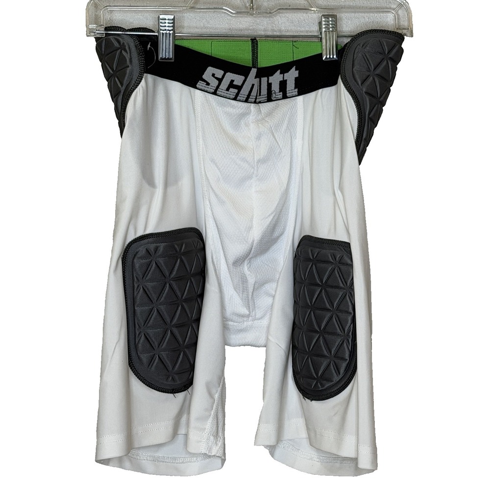 Schutt Varsity Football Girdle‎ Padded Compression Shorts Mens Sz X-Large White